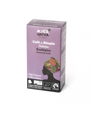 Càpsules Compostables Cafè d'Etiòpia Bio 10x5gr Alternativa 3